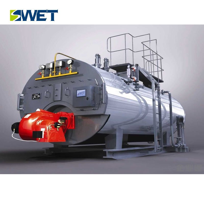 WNS 2.8MW oil gas fired hot water boiler