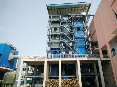 Shangqiu 45T industrial Circulating Fluidized Bed boiler